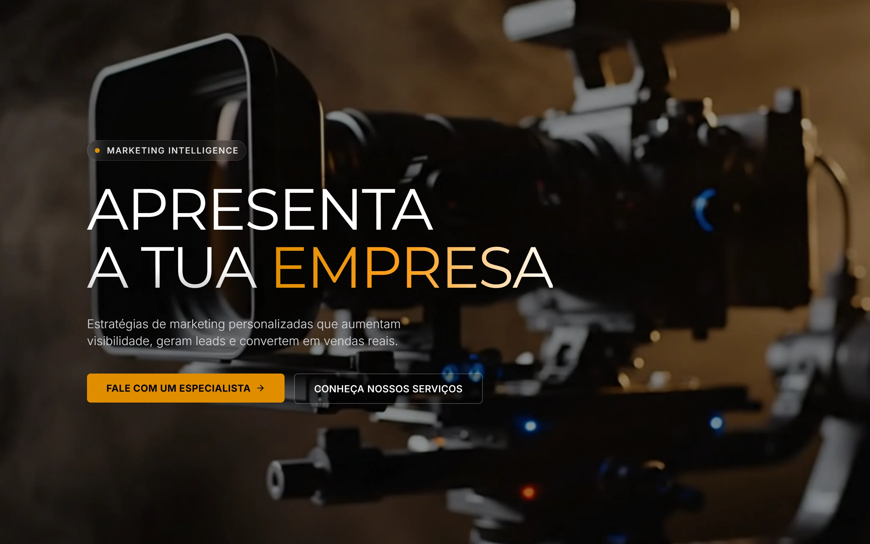 Captura do site Apresente MKT